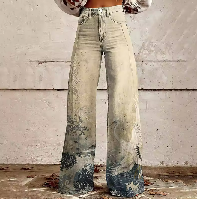Wave | Japanese Inspiration Boho Pants