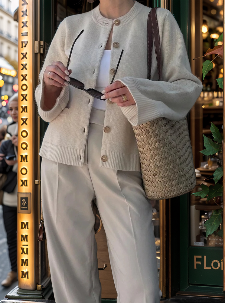 Opra - Sweter dzianinowy