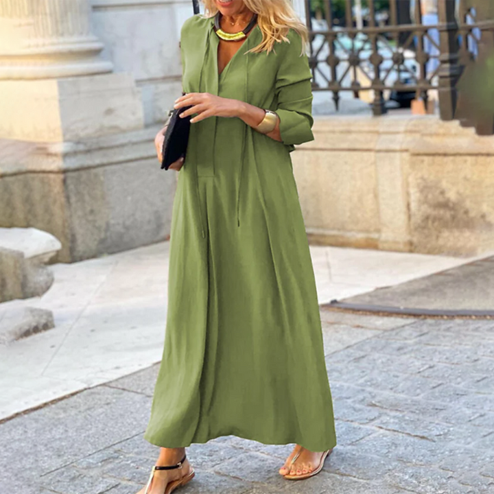 Gloriana - Long Sleeve Elegant Maxi Dress