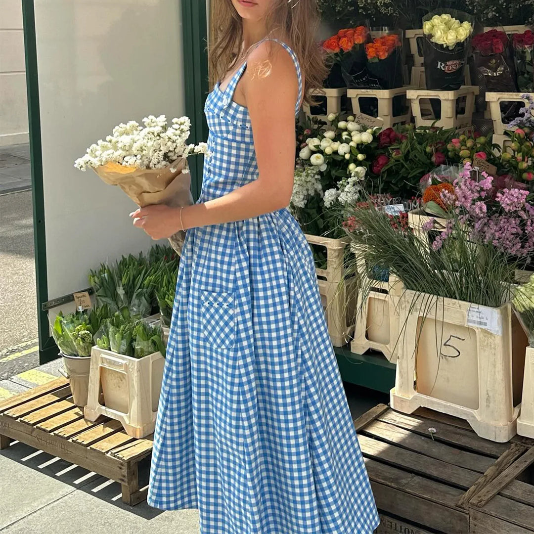 Montana Backless Midi Sundress