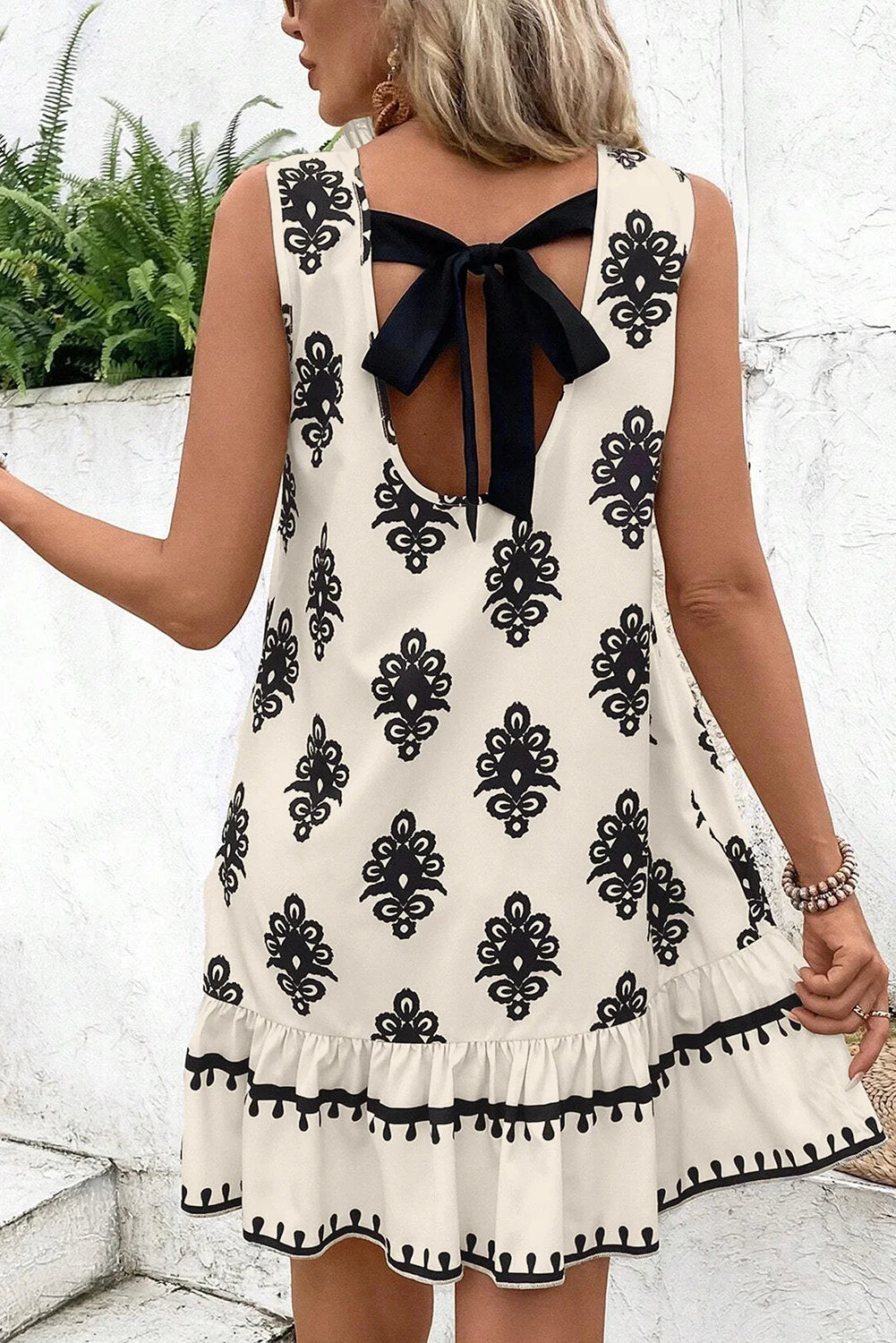Indie Boho Geometric Mini Dress