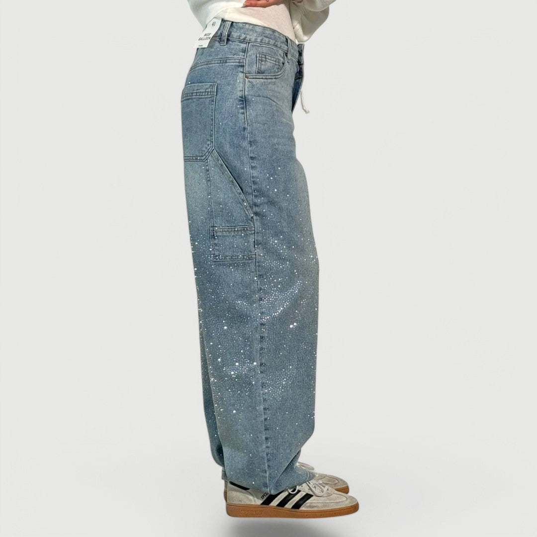 Luna Sparkle Denim – Relaxed Fit Jeans