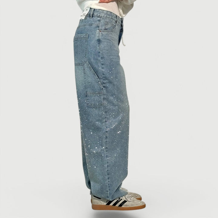 Luna Sparkle Denim – Relaxed Fit Jeans