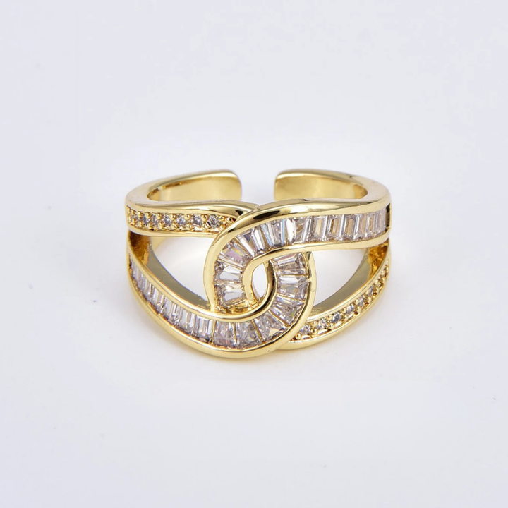 Louisa - Knotted Elegant Adjustable Ring