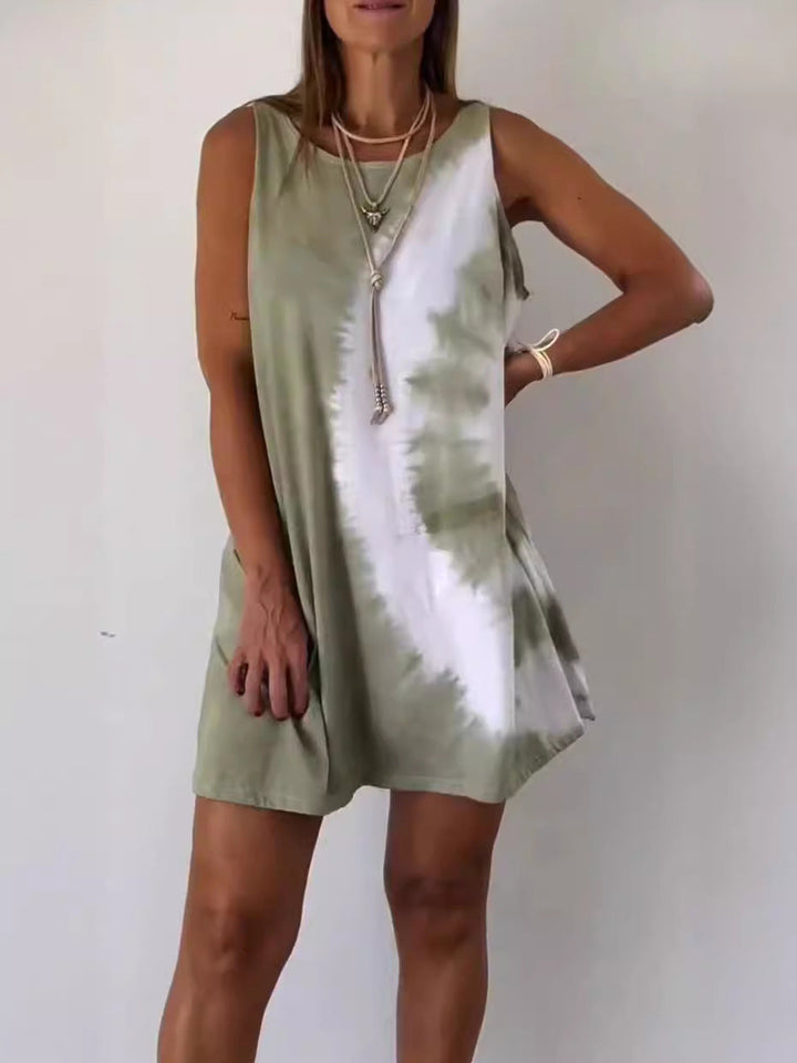 Josie - Gradient Tie Dye Mini Dress