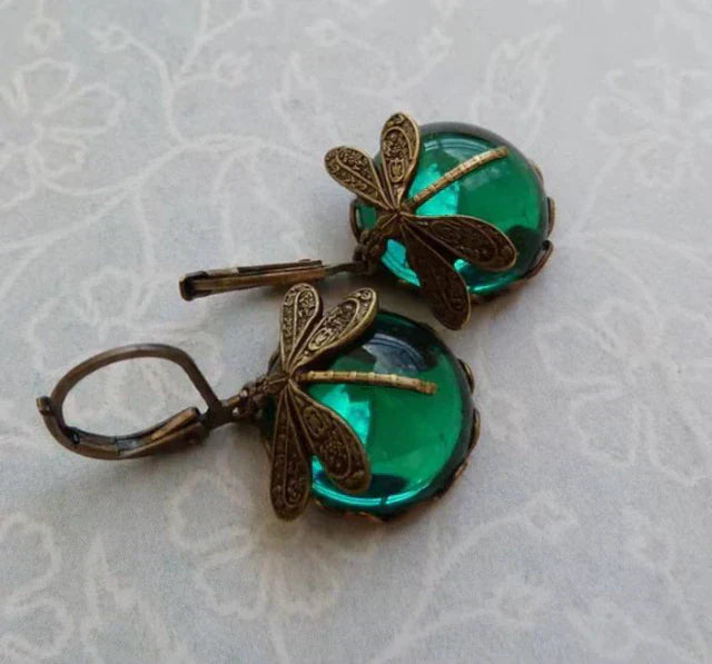 Retro Dragonfly Earrings