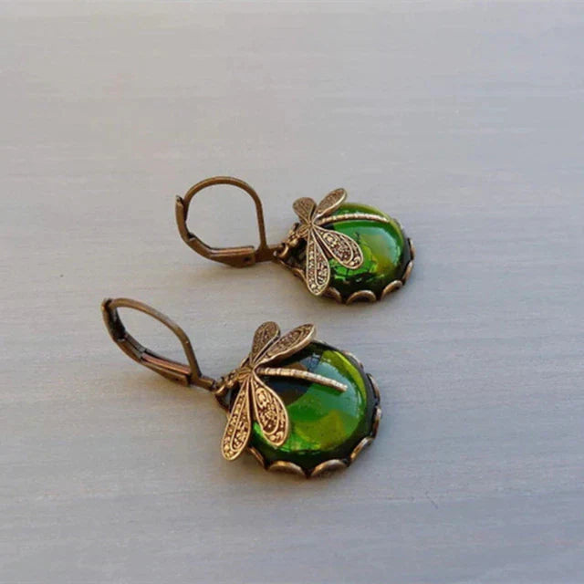Retro Dragonfly Earrings