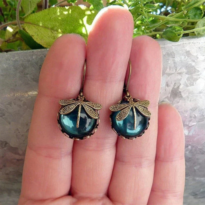 Retro Dragonfly Earrings