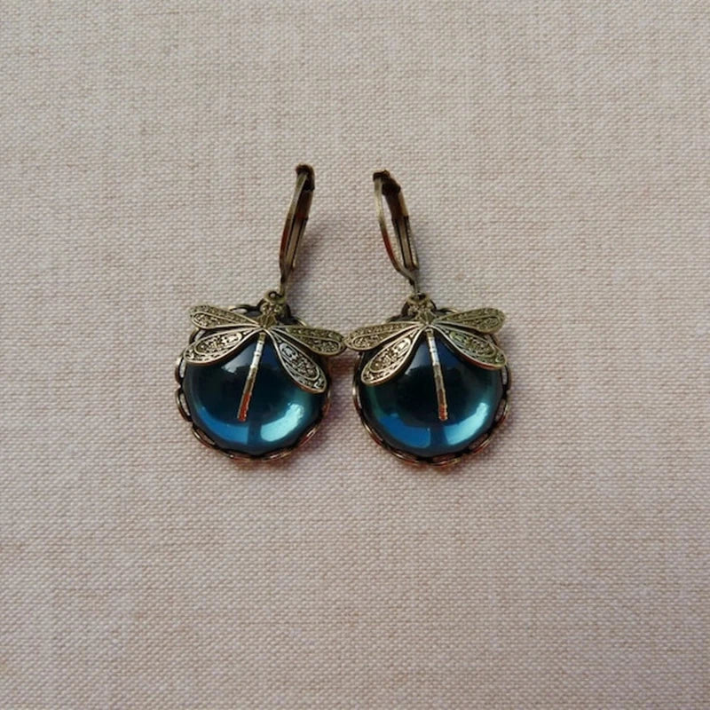 Retro Dragonfly Earrings