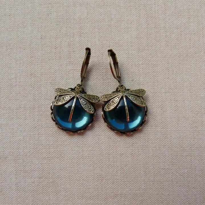 Retro Dragonfly Earrings