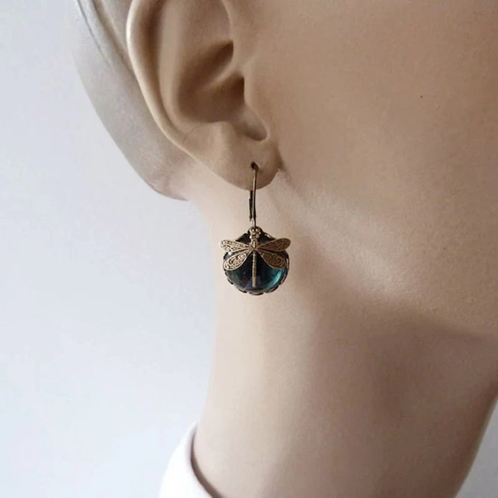 Retro Dragonfly Earrings