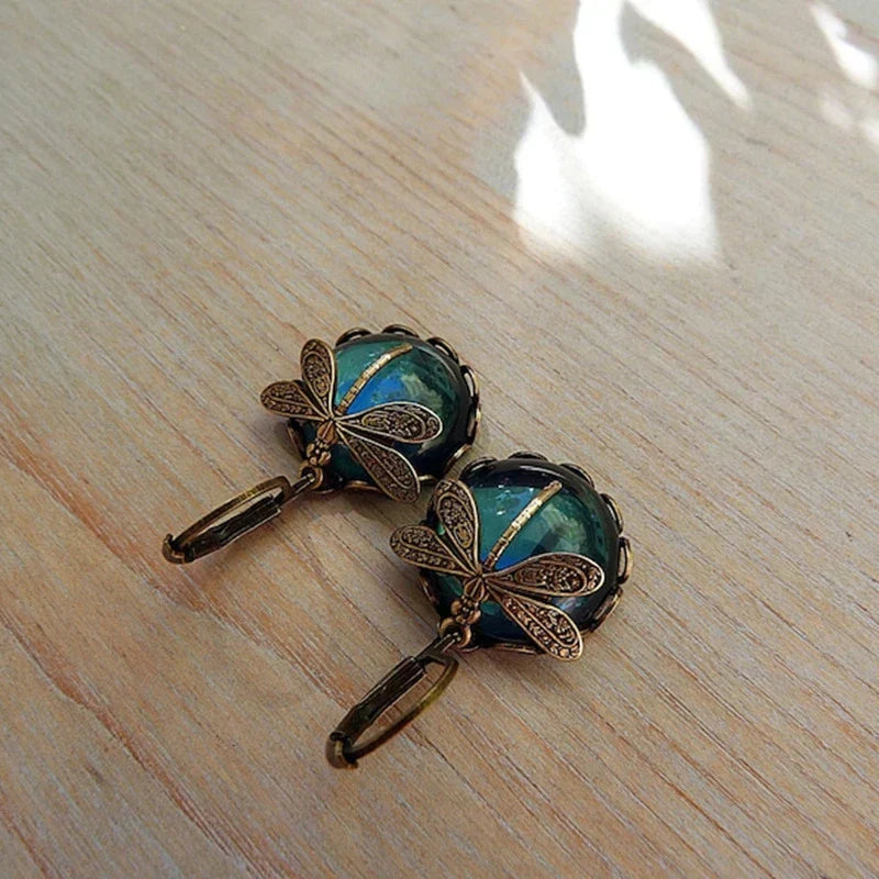 Retro Dragonfly Earrings
