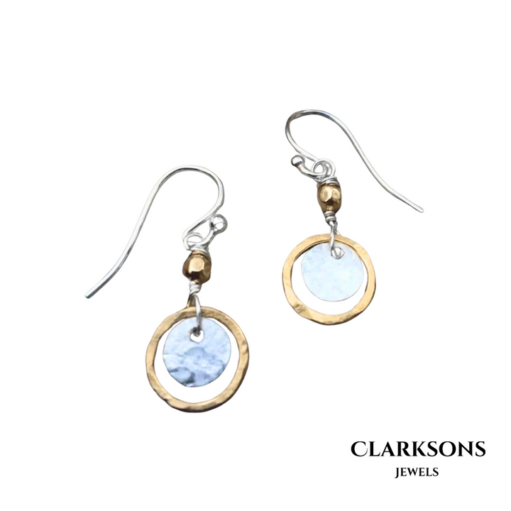 Sammy | Vintage Gold and Silver Earrings