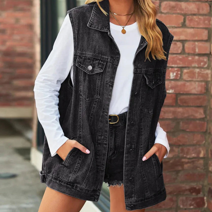 Kara - Longline Street Vest