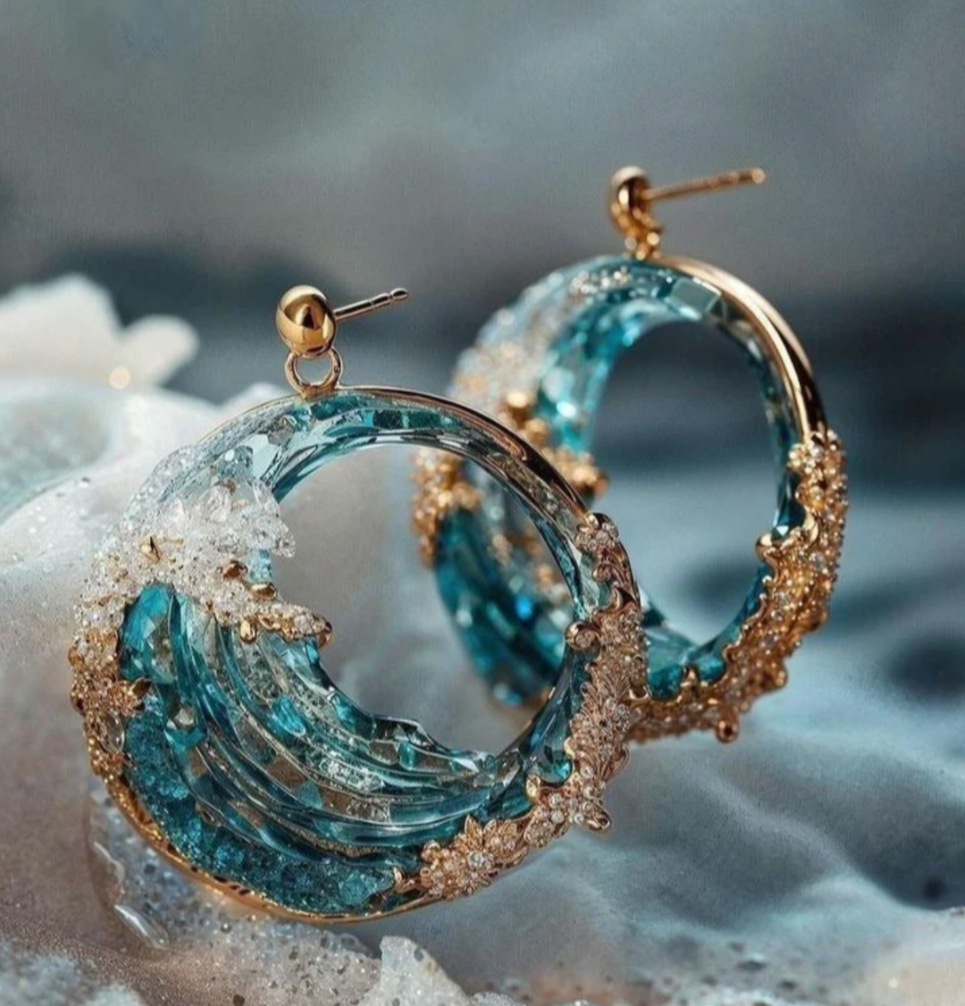 One-of-a-Kind Storm-Inspired Earrings