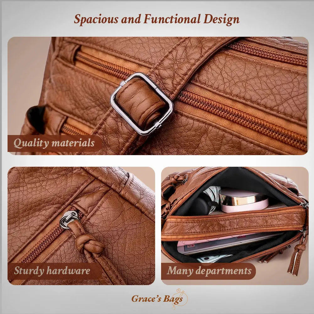 Iva® | Miękka Torba Skórzana