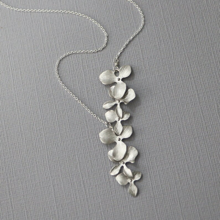 Teddy - Vintage Silver Flower Necklace