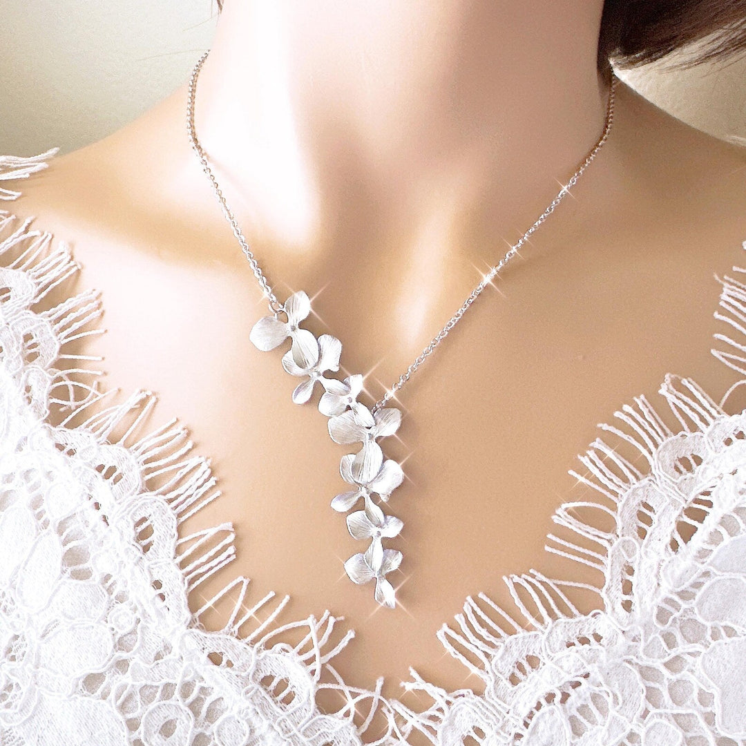 Teddy - Vintage Silver Flower Necklace