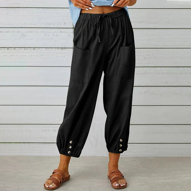 Luxen - Elastic Waist Casual Women’s Pants