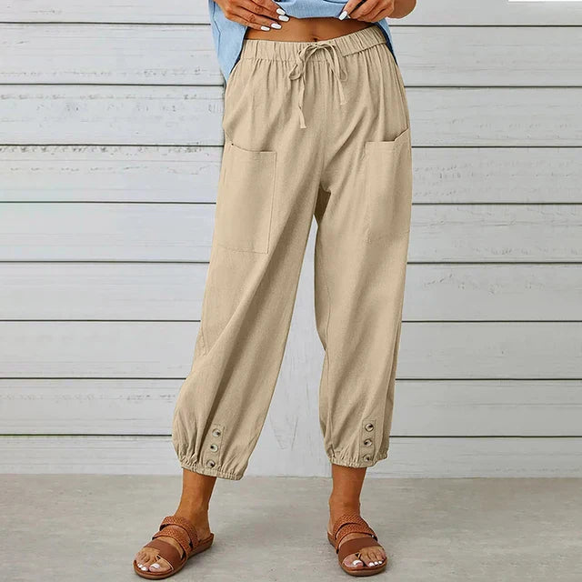 Luxen - Elastic Waist Casual Women’s Pants