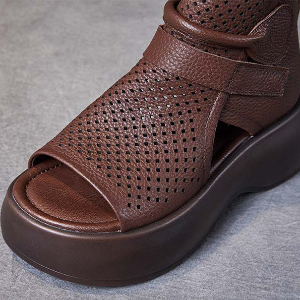 Mira - Classic Leather Orthopedic Sandals