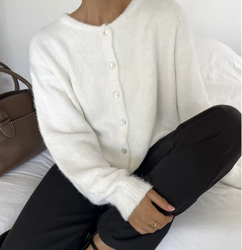 Marie - Soft Wool Cardigan