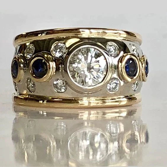Esmay - Vintage Gold Plated Ring