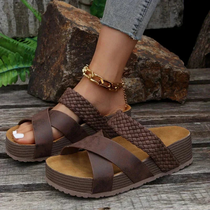THALIA | NON-SLIP PLATFORM ORTHOPEDIC SANDALS