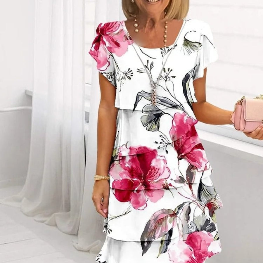 Lyra - Graceful Floral Elegant Dress