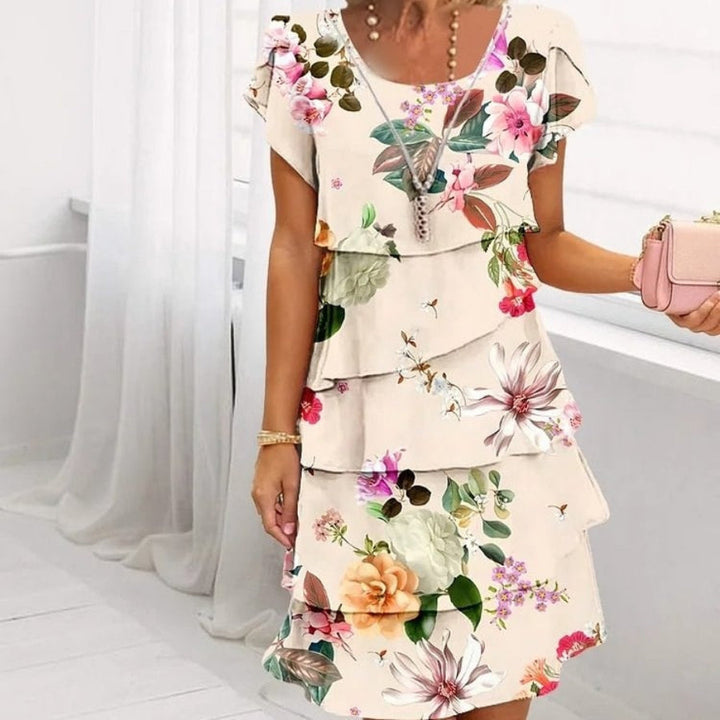 Lyra - Graceful Floral Elegant Dress