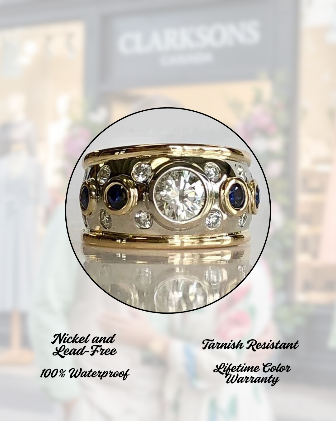 Esmay - Vintage Gold Plated Ring