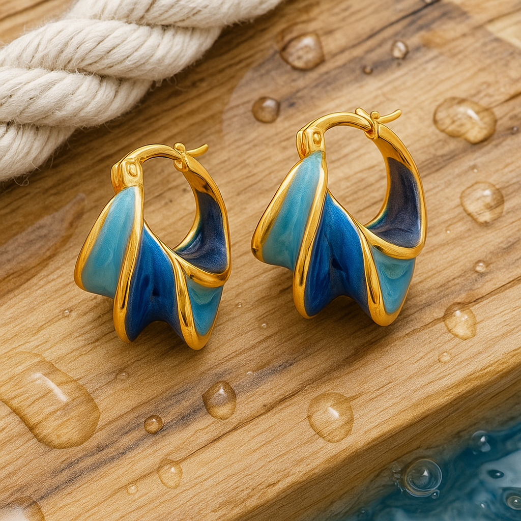 Brenda | Enamel Waves for a Radiant Morning