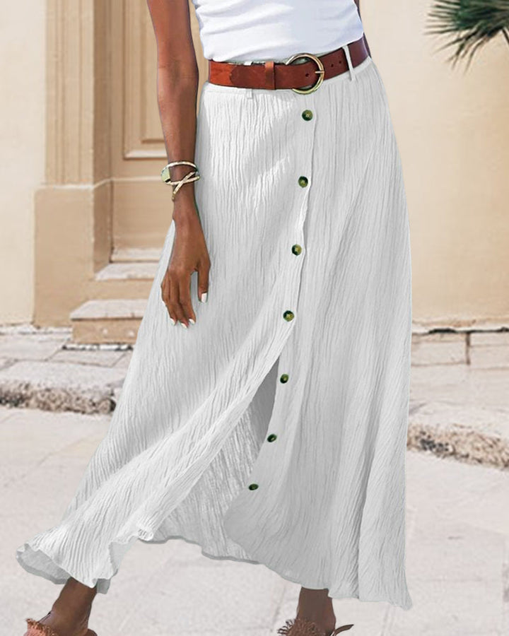Jynessa - Casual Summer Women’s Midi Skirt