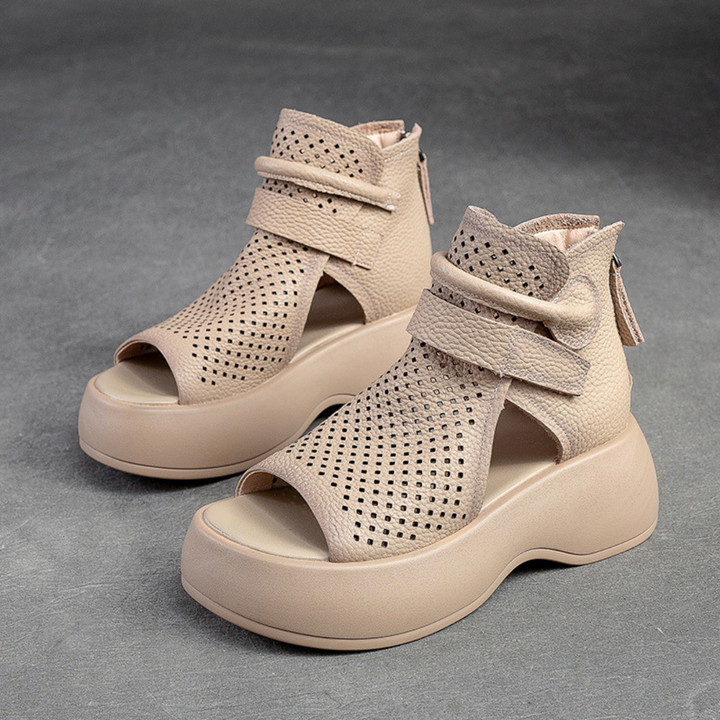 Mira - Classic Leather Orthopedic Sandals