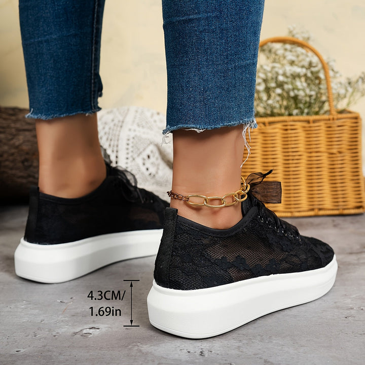 Emilia | Stylowe Sneakersy na Sznurowanie