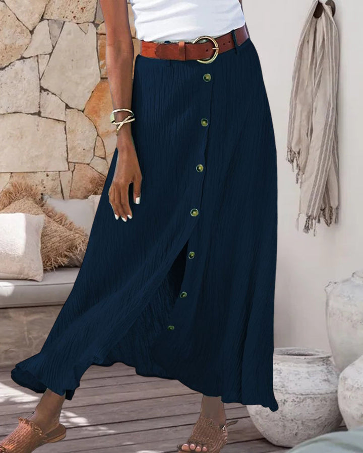 Jynessa - Casual Summer Women’s Midi Skirt