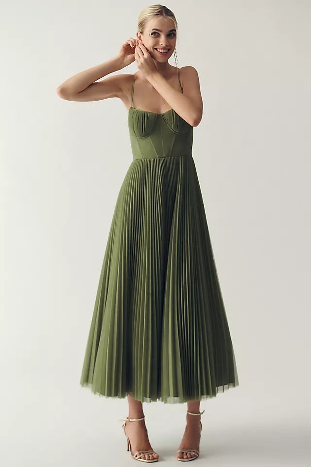 Catherine™ - Pleated Tulle Dress