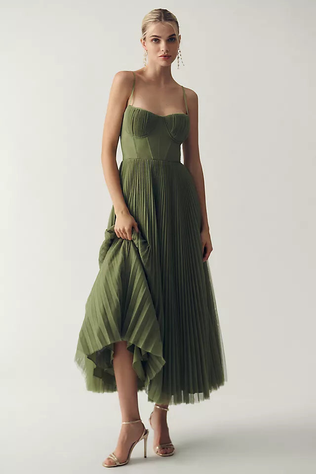 Catherine™ - Pleated Tulle Dress