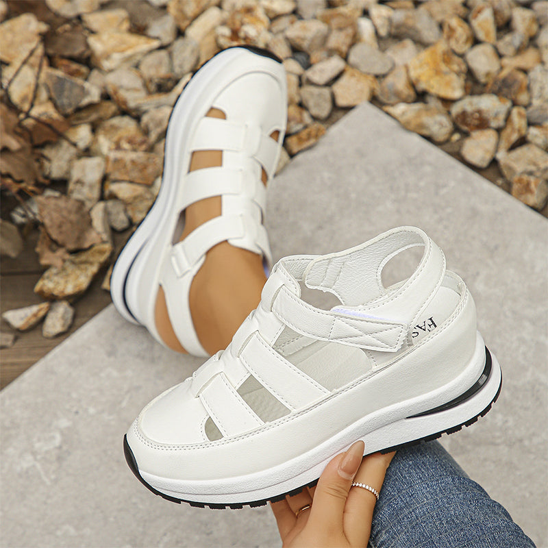 Ilona | Velcro Wedge Sandal