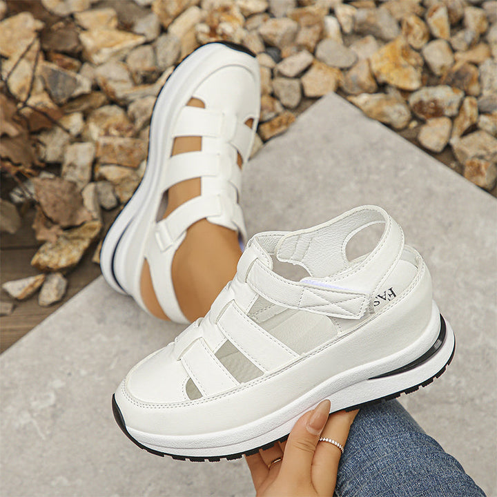 Ilona | Velcro Wedge Sandal