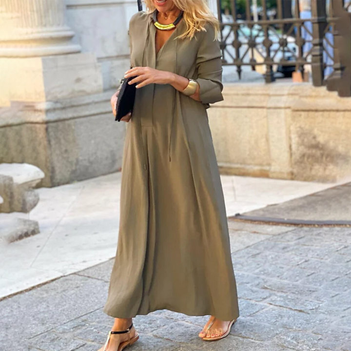 Gloriana - Long Sleeve Elegant Maxi Dress