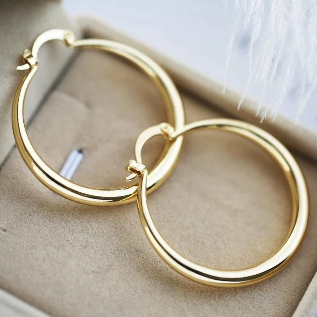 Bethanie | Large Gold Earrings