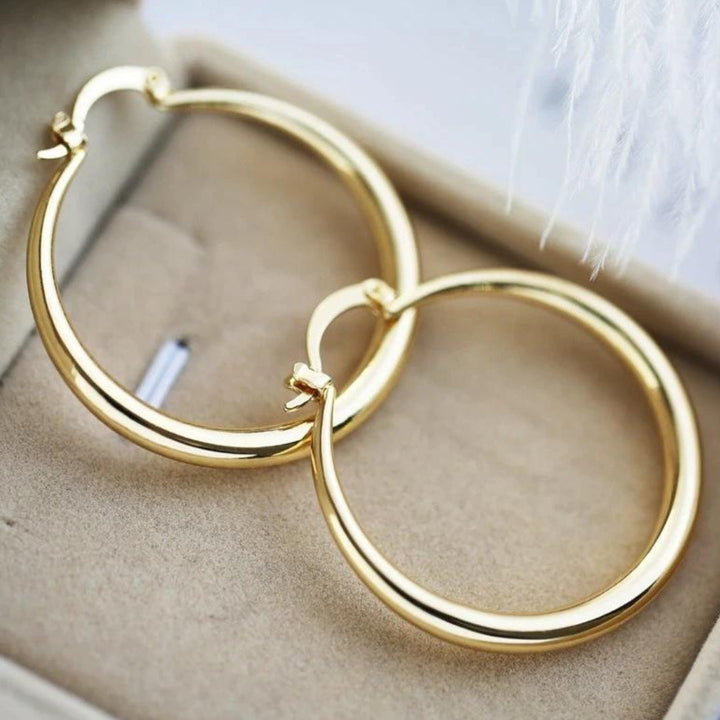 Bethanie | Large Gold Earrings