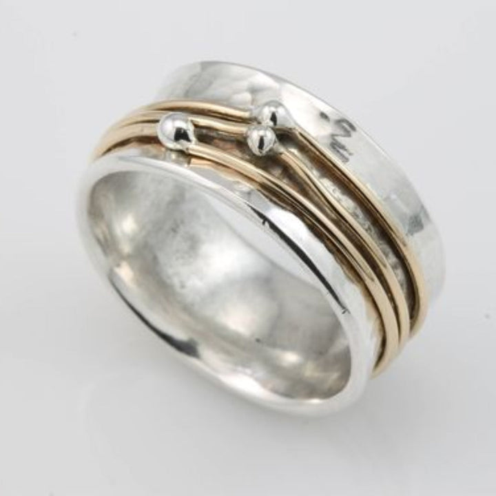 Bianca - Vintage Gold Plated Silver Ring