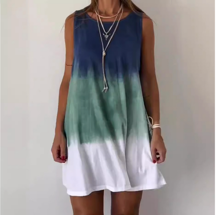 Josie - Gradient Tie Dye Mini Dress