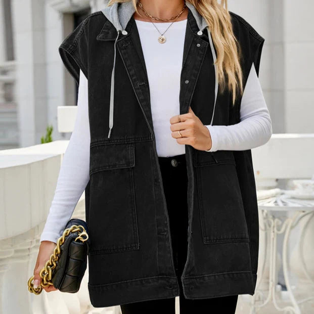 Jade - Everyday Cotton Snap Vest