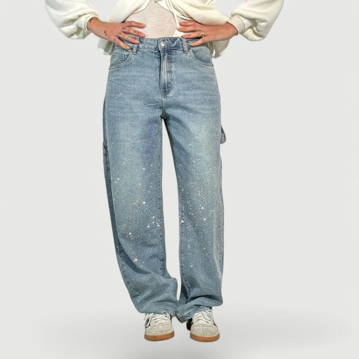 Luna Sparkle Denim – Relaxed Fit Jeans