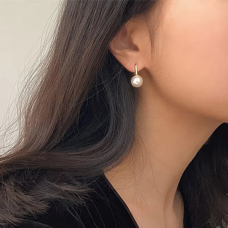 Celeste | Timeless Pearl Drop Earrings
