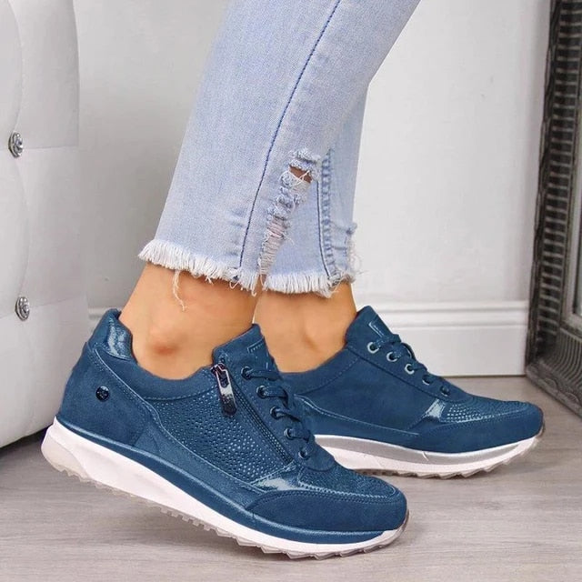 Aurelia | Ortopedyczne Sneakersy z Zamkiem