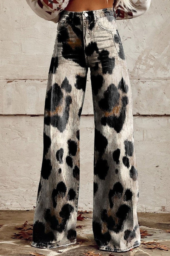 Cheetah | Vintage Boho Chic Print Pants